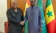 Bassirou Diomaye Faye a reçu son homologue ghanéen John Dramani Mahama