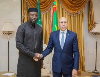 Mauritanie-Sénégal : Ousmane Sonko reçu par le président El-Ghazouani