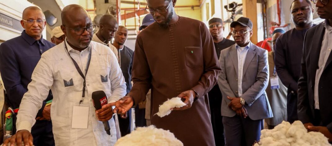 En tournée dans le Sud-est : Diomaye s&rsquo;est rendu à l&rsquo;usine SODEFITEX