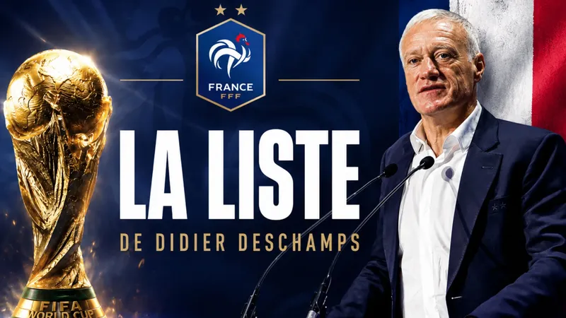 La liste des 26 de l&rsquo;équipe de France pour la Coupe du monde 2026 dévoilée par Deschamps