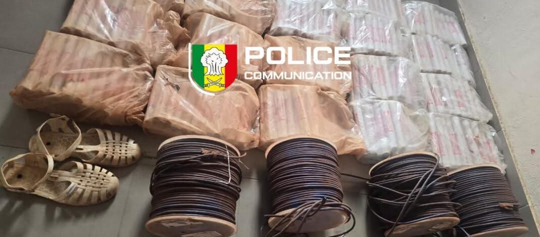 Saisie de matériel explosif au poste de surveillance de Diyabougou (Kidira)