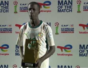 CAN U17 : Souleymane Commissaire Faye homme du match face à l’Algérie