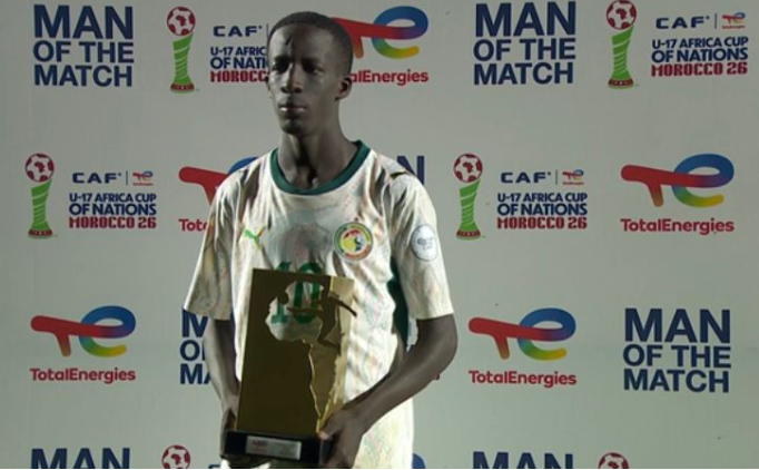 CAN U17 : Souleymane Commissaire Faye homme du match face à l’Algérie