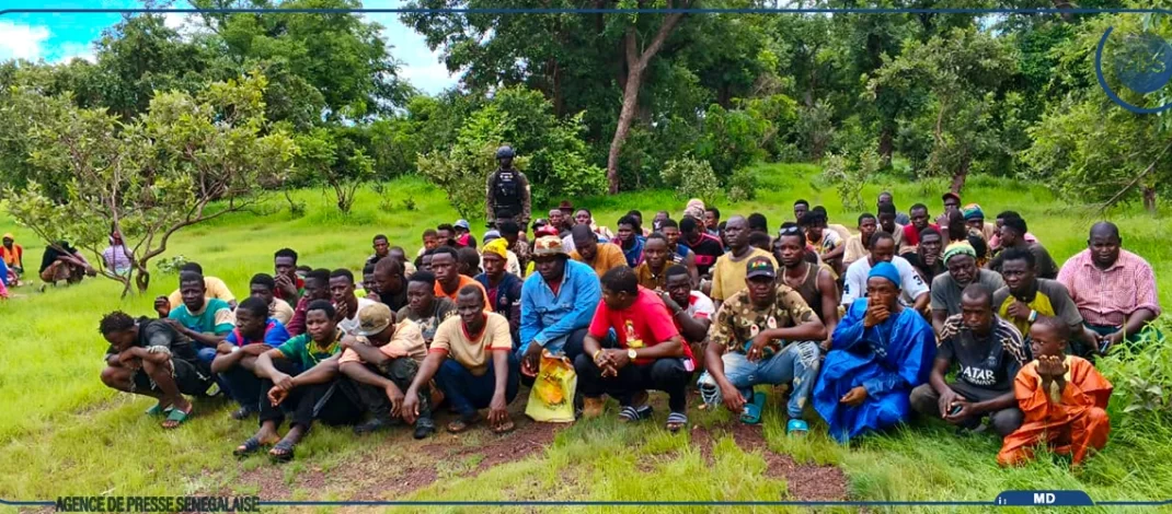Saraya : 97 orpailleurs clandestins interpellés et 103 équipements lourds saisis à Fadougou (gendarmerie)